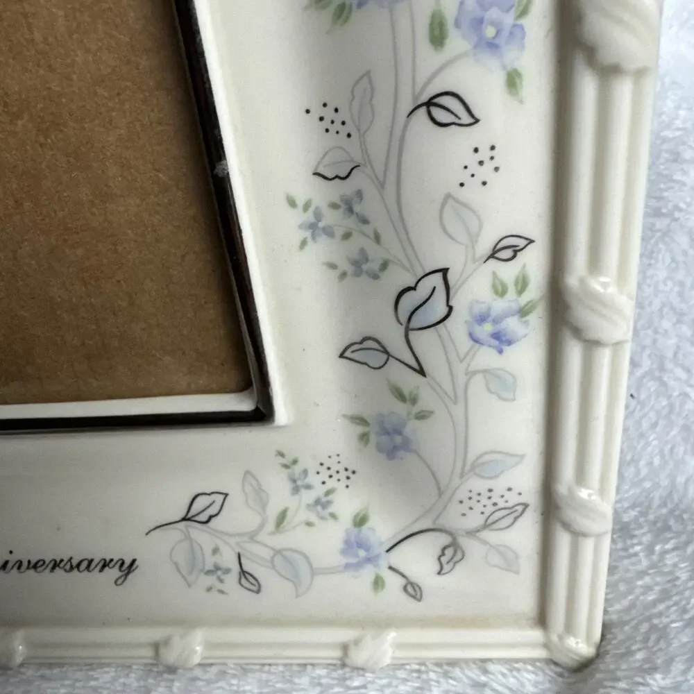 Lenox Wedding Promises 25th Anniversary Silver Floral Accents 5